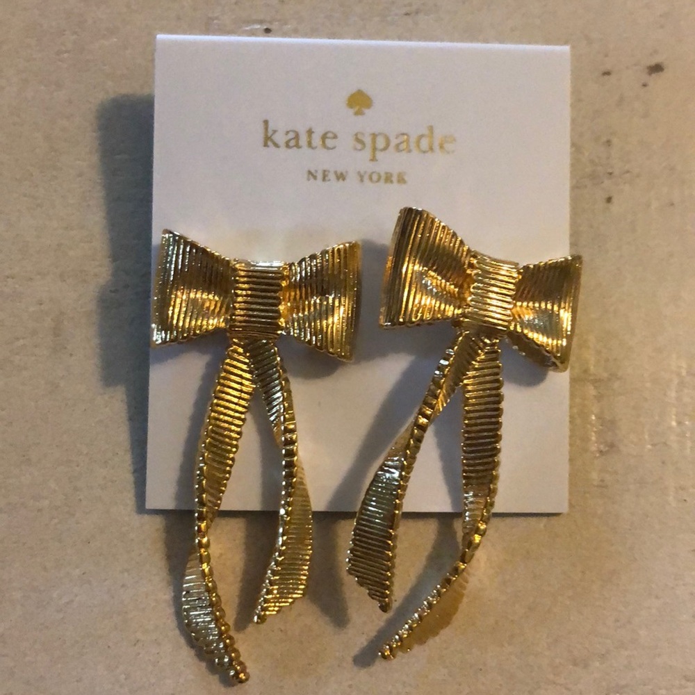 Kate spade Gold All Wrapped up earrings